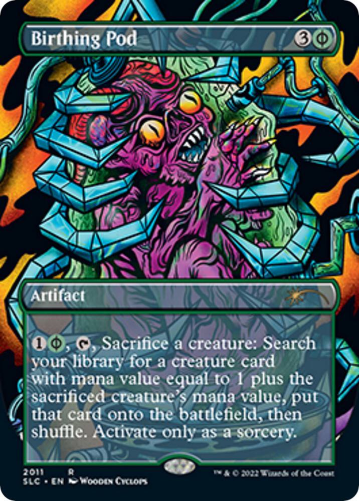 Birthing Pod (Borderless Alternate Art) [Secret Lair Countdown Kit]