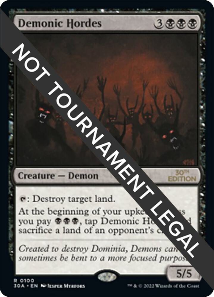 Demonic Hordes [30th Anniversary Edition]