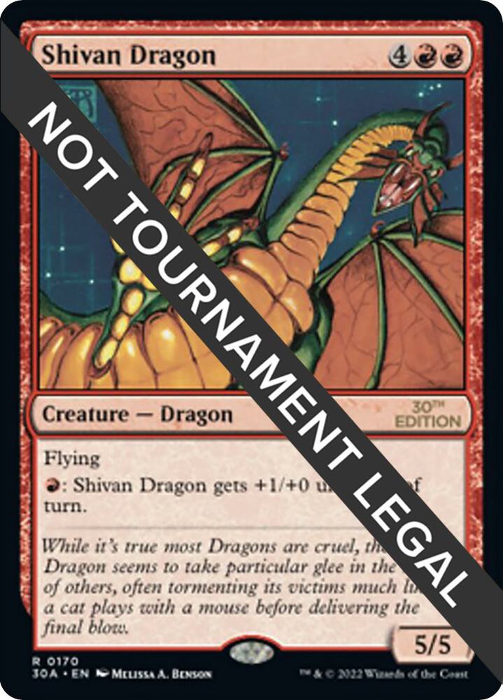Shivan Dragon [30th Anniversary Edition]