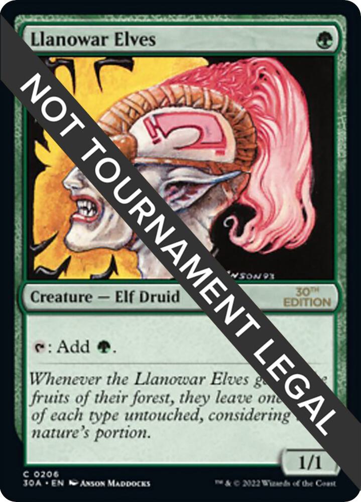 Llanowar Elves [30th Anniversary Edition]