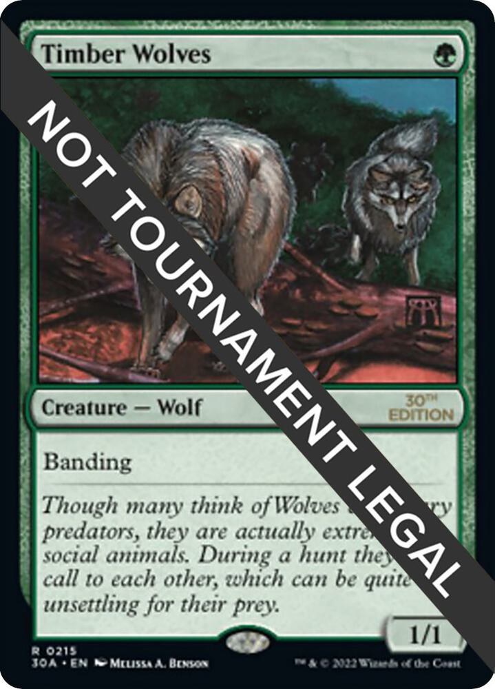 Timber Wolves [30th Anniversary Edition]