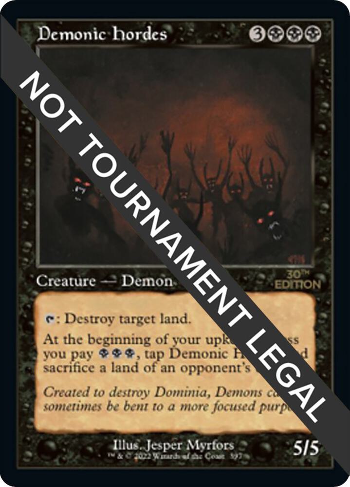 Demonic Hordes (Retro) [30th Anniversary Edition]