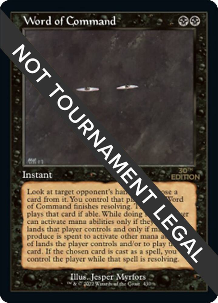 Word of Command (Retro) [30th Anniversary Edition]
