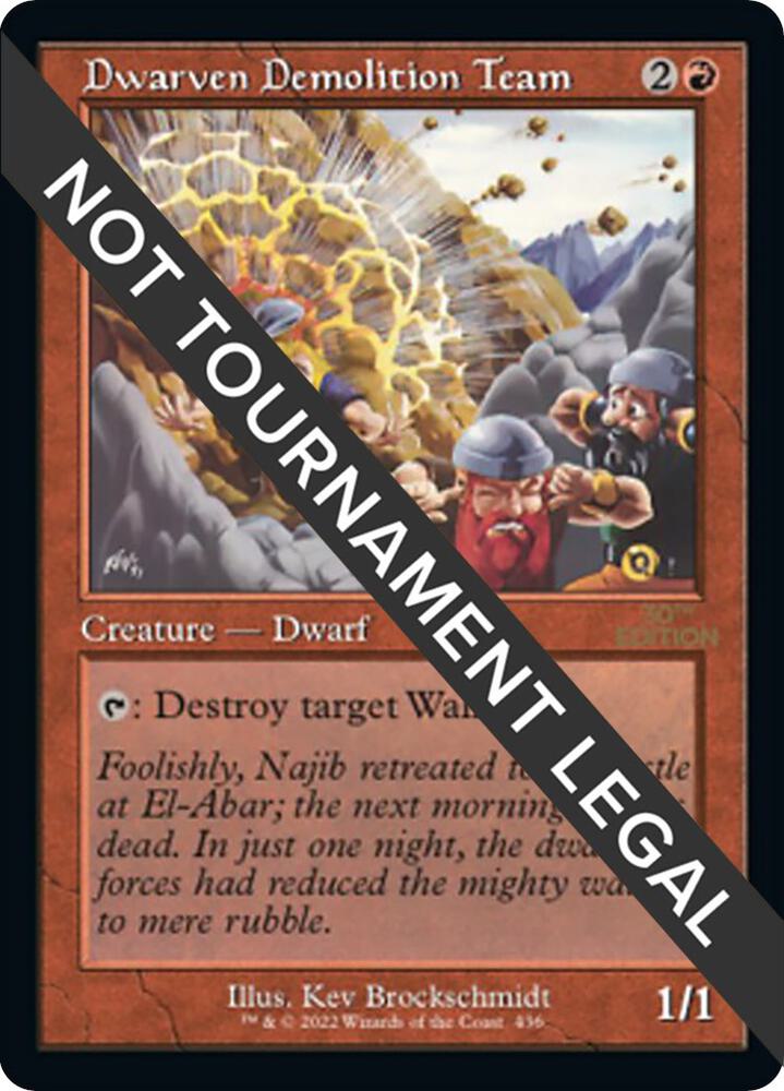 Dwarven Demolition Team (Retro) [30th Anniversary Edition]