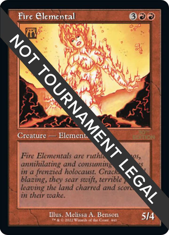 Fire Elemental (Retro) [30th Anniversary Edition]