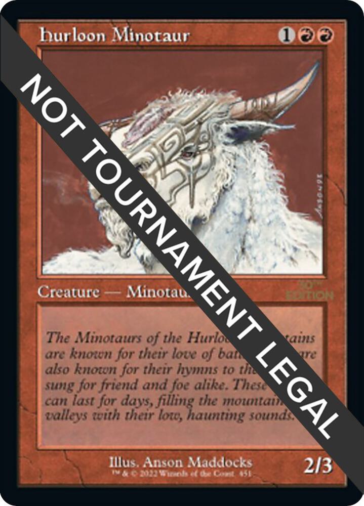 Hurloon Minotaur (Retro) [30th Anniversary Edition]