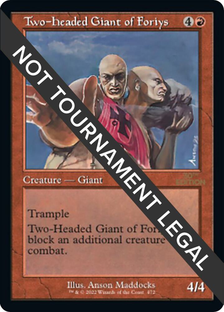 Two-Headed Giant of Foriys (Retro) [30th Anniversary Edition]