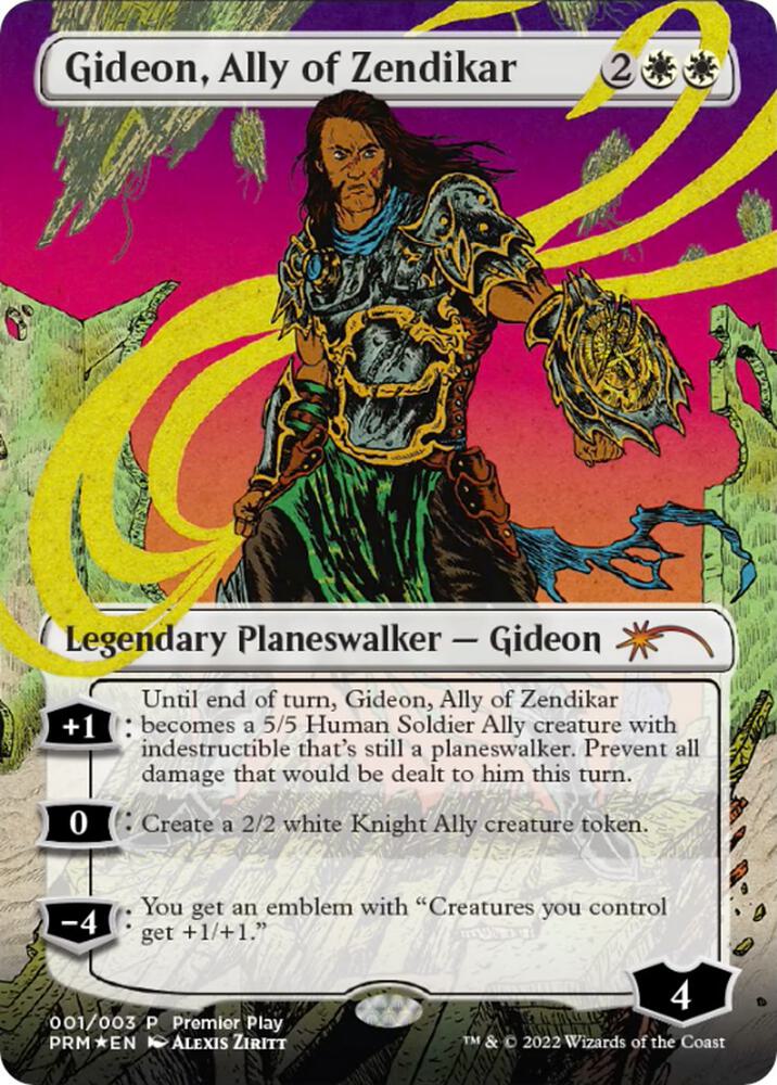 Gideon, Ally of Zendikar (Borderless) [Regional Championship Qualifiers 2022]