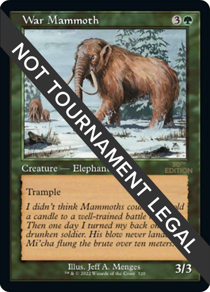 War Mammoth (Retro) [30th Anniversary Edition]