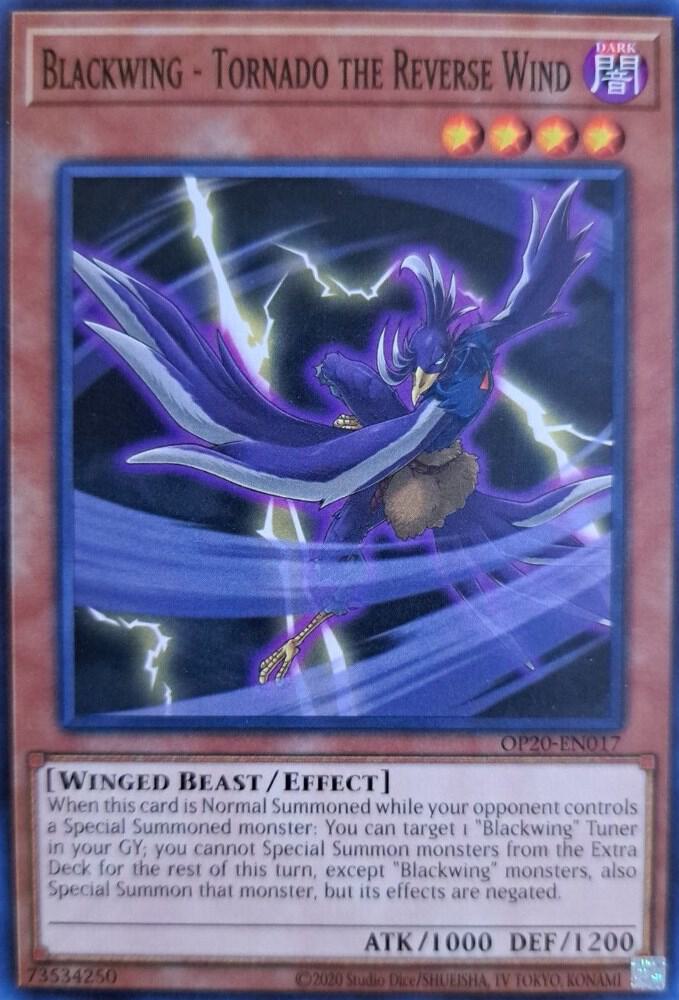 Blackwing - Tornado the Reverse Wind [OP20-EN017] Common