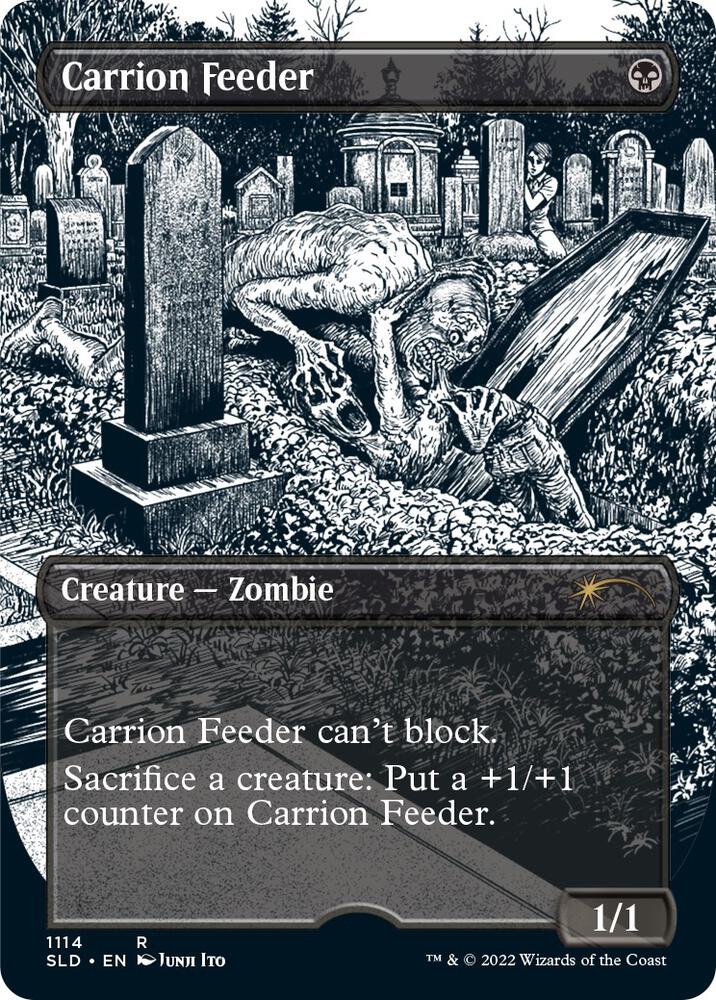 Carrion Feeder (Japanese Borderless Etched Foil) [Secret Lair Drop Series]