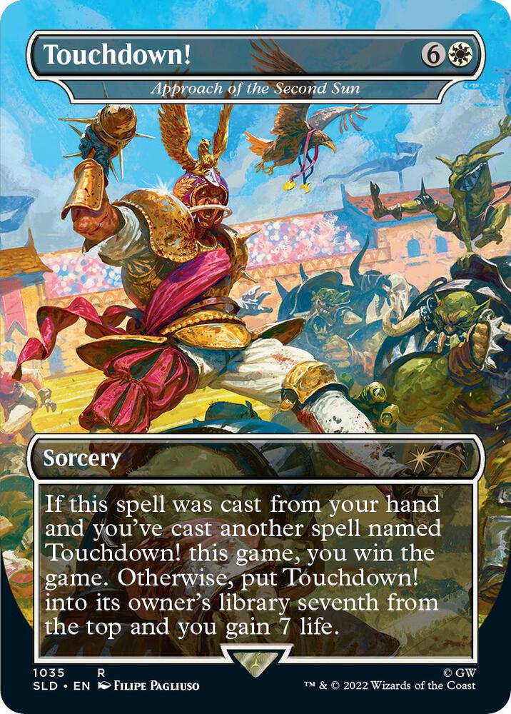 Touchdown! - Approach of the Second Sun (Borderless) [Secret Lair Drop Series]
