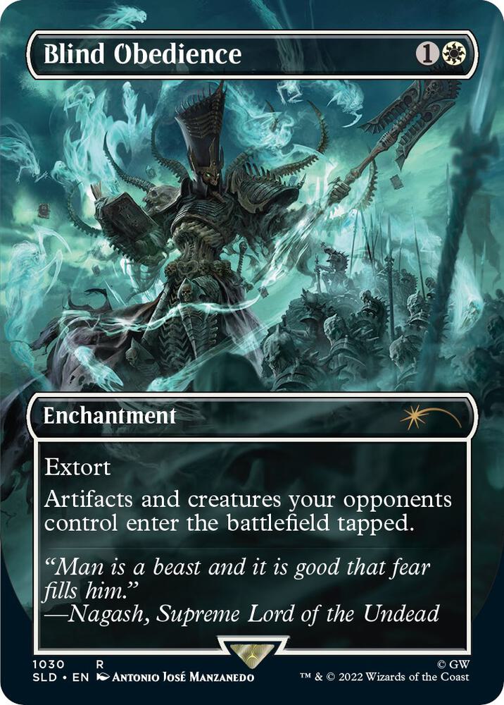 Blind Obedience (Borderless) [Secret Lair Drop Series]