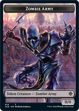 Zombie Army Double-Sided Token [Starter Commander Decks]