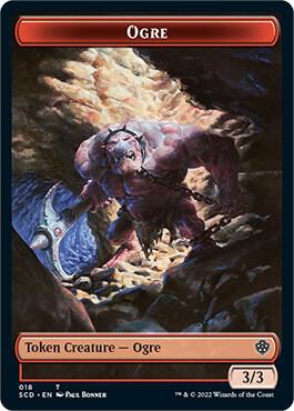 Ogre // Zombie Double-Sided Token [Starter Commander Decks]