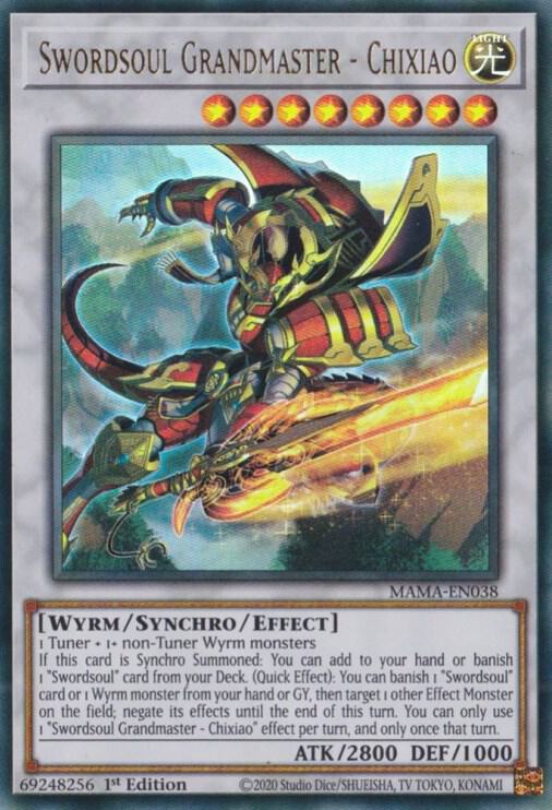 Swordsoul Grandmaster - Chixiao [MAMA-EN038] Ultra Rare
