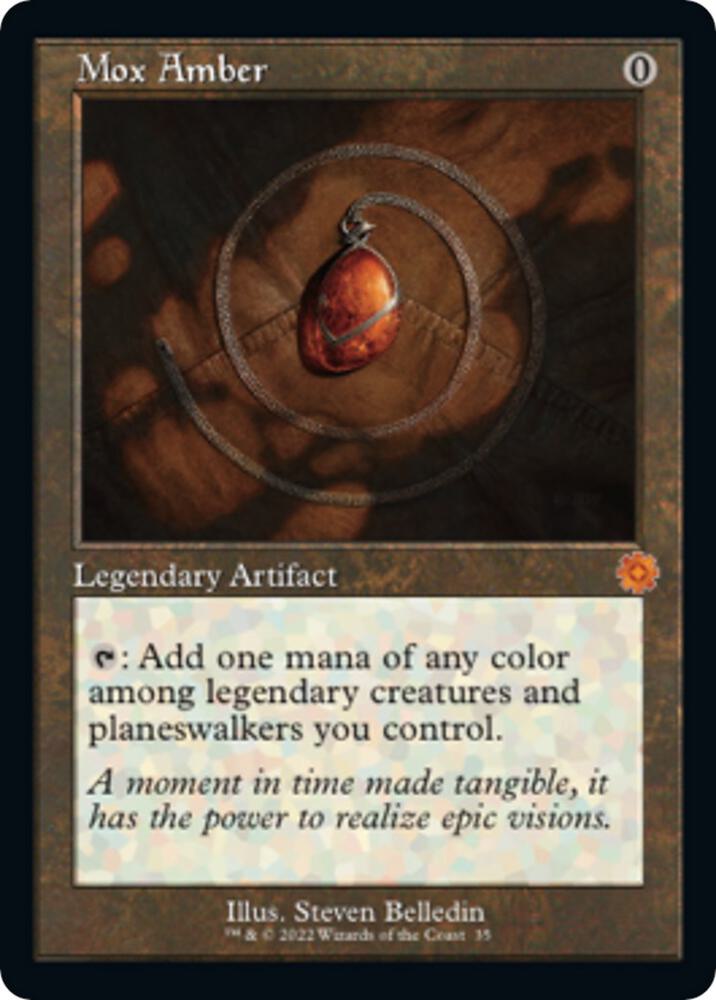 Mox Amber (Retro) [The Brothers' War Retro Artifacts]
