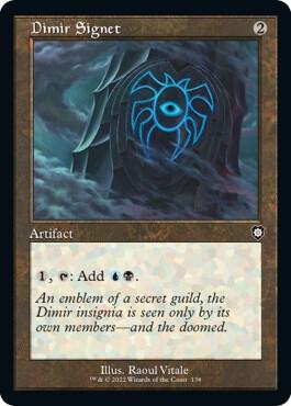 Dimir Signet (Retro) [The Brothers' War Commander]