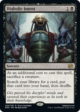 Diabolic Intent [The Brothers' War]