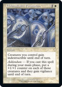 Unbreakable Formation (Retro) [The Brothers' War Commander]