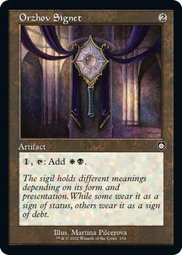 Orzhov Signet (Retro) [The Brothers' War Commander]