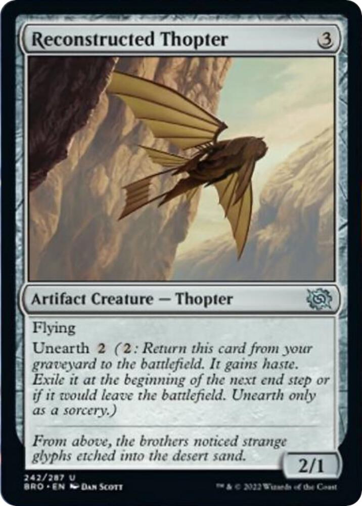 Reconstructed Thopter [The Brothers' War]