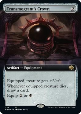 Transmogrant's Crown (Extended Art) [The Brothers' War]