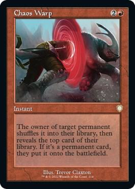 Chaos Warp (Retro) [The Brothers' War Commander]