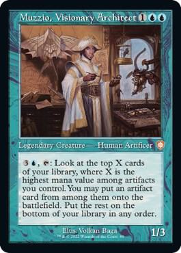 Muzzio, Visionary Architect (Retro) [The Brothers' War Commander]