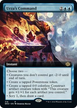 Urza's Command (Extended Art) [The Brothers' War]