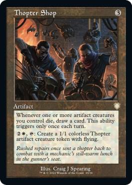 Thopter Shop (Retro) [The Brothers' War Commander]