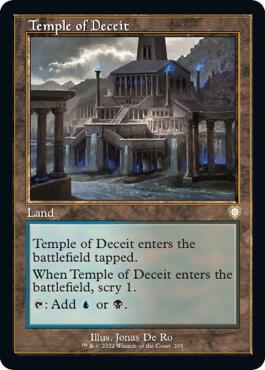 Temple of Deceit (Retro) [The Brothers' War Commander]
