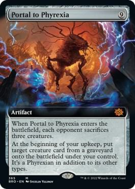 Portal to Phyrexia (Extended Art) [The Brothers' War]