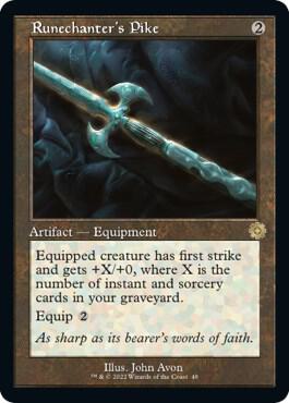 Runechanter's Pike (Retro) [The Brothers' War Retro Artifacts]