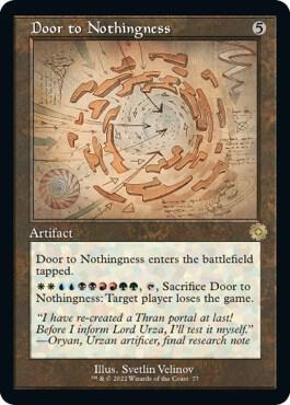 Door to Nothingness (Retro Schematic) [The Brothers' War Retro Artifacts]