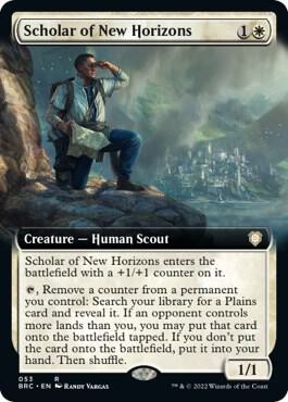 Scholar of New Horizons (Extended Art) [The Brothers' War Commander]