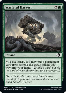 Wasteful Harvest [The Brothers' War]