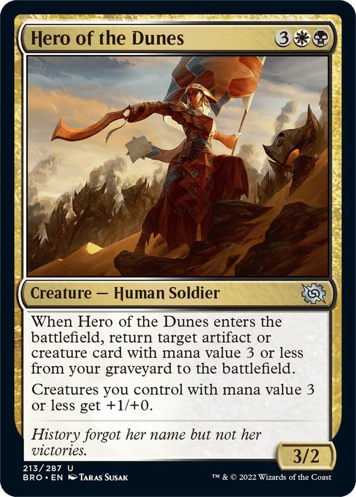 Hero of the Dunes [The Brothers' War]