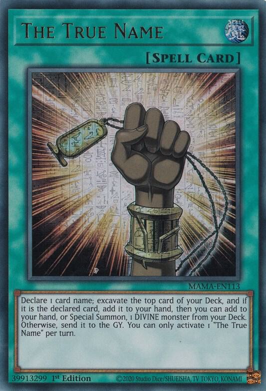 The True Name [MAMA-EN113] Ultra Pharaoh's Rare