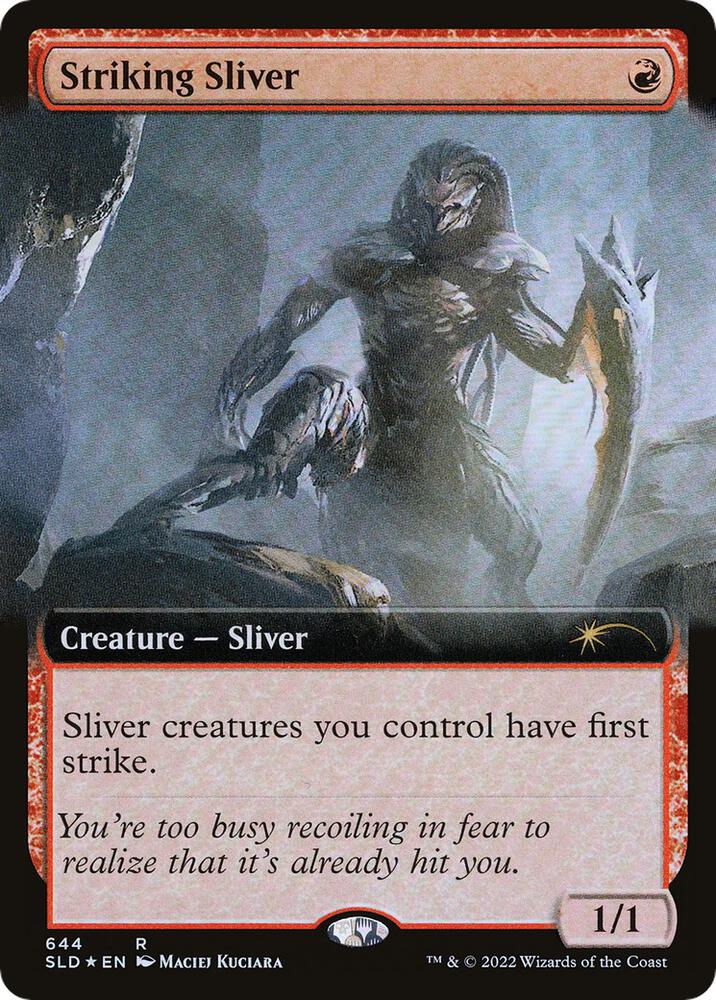 Striking Sliver (Extended Art) [Secret Lair Drop Series]