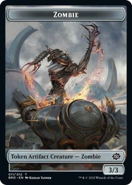 Zombie Token [The Brothers' War Tokens]