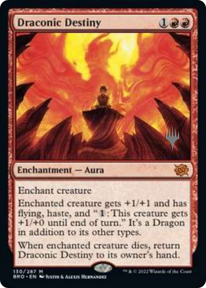 Draconic Destiny (Promo Pack) [The Brothers' War Promos]