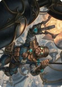 Powerstone Engineer Art Card [The Brothers' War Art Series]