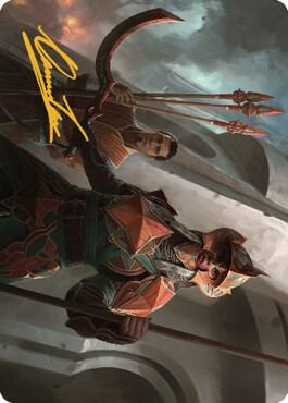 Siege Veteran Art Card (Gold-Stamped Signature) [The Brothers' War Art Series]