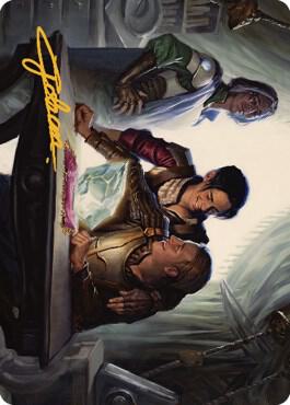 Tocasia's Welcome Art Card (Gold-Stamped Signature) [The Brothers' War Art Series]