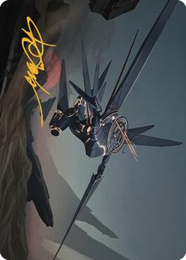 Steel Seraph Art Card (Gold-Stamped Signature) [The Brothers' War Art Series]