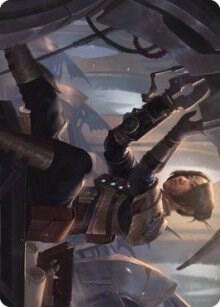 Thopter Mechanic Art Card [The Brothers' War Art Series]
