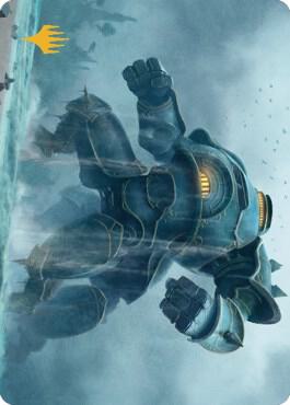Depth Charge Colossus Art Card (Gold-Stamped Planeswalker Symbol) [The Brothers' War Art Series]