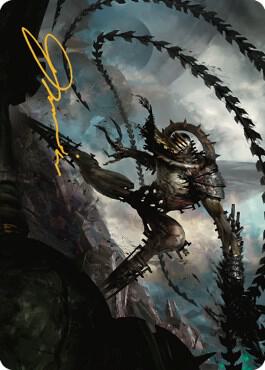 Razorlash Transmogrant Art Card (Gold-Stamped Signature) [The Brothers' War Art Series]