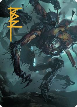 Scrapwork Rager Art Card (Gold-Stamped Signature) [The Brothers' War Art Series]